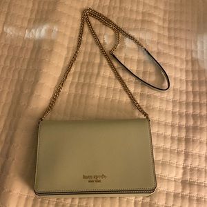 Kate Spade Light Green Chain Crossbody